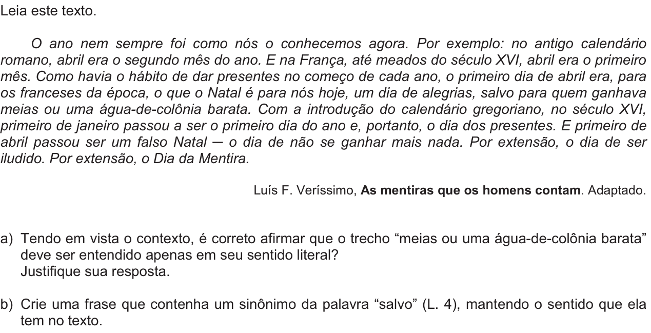 Questão 3 no caderno  da 2ª fase da FUVEST 2010