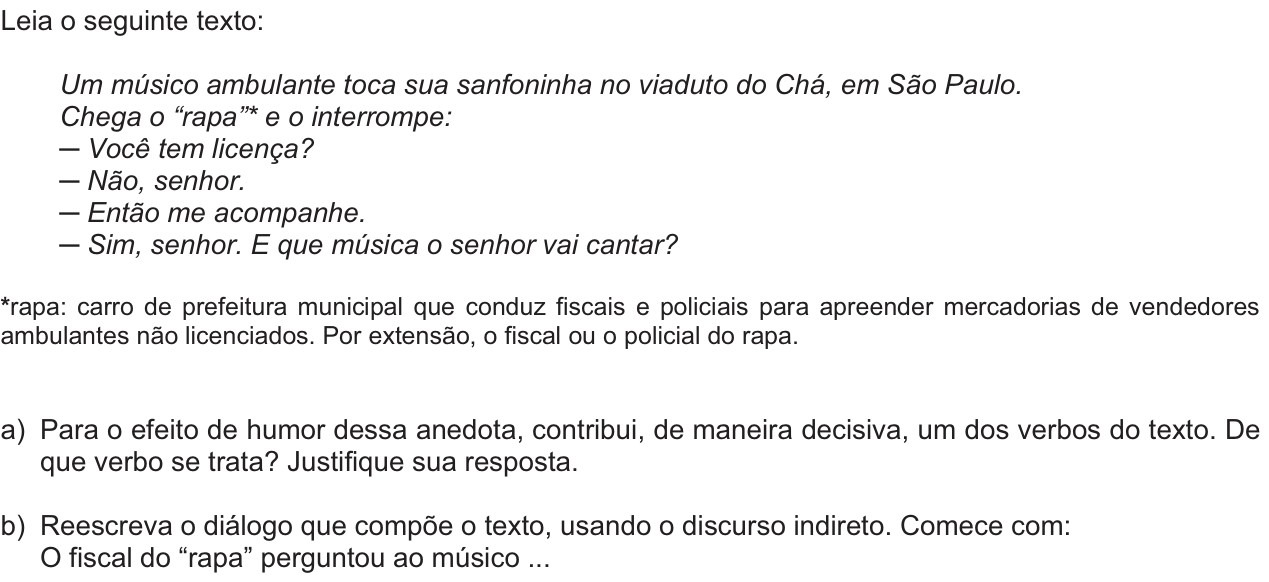 Questão 5 no caderno  da 2ª fase da FUVEST 2010