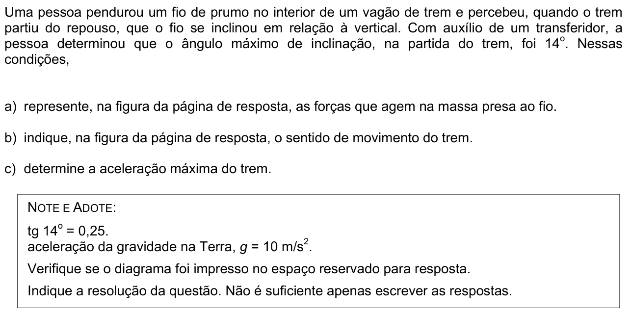 Questão F02 no caderno  da 2ª fase da FUVEST 2010