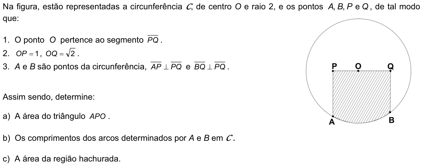 Questão M02 no caderno Matemática da 2ª fase da FUVEST 2009