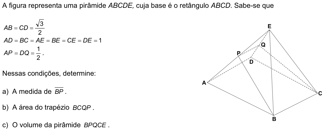 Questão M10 no caderno Matemática da 2ª fase da FUVEST 2009