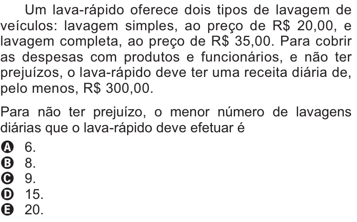Questão 173 no caderno Amarelo do ENEM 2021