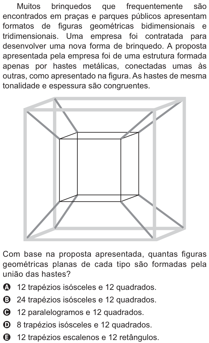 Questão 175 no caderno Amarelo do ENEM 2021