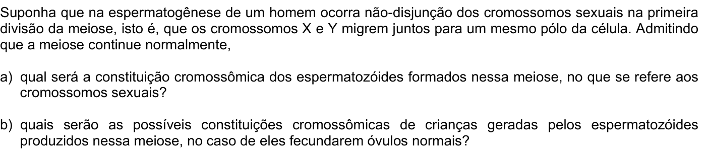 Questão B03 no caderno Biologia da 2ª fase da FUVEST 2007
