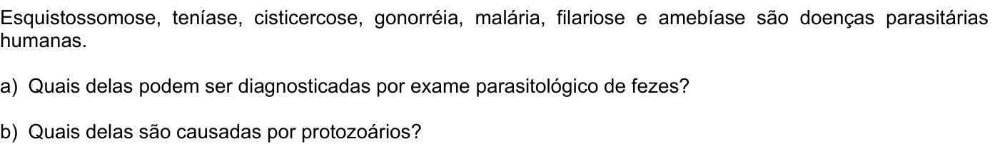 Questão B08 no caderno Biologia da 2ª fase da FUVEST 2007