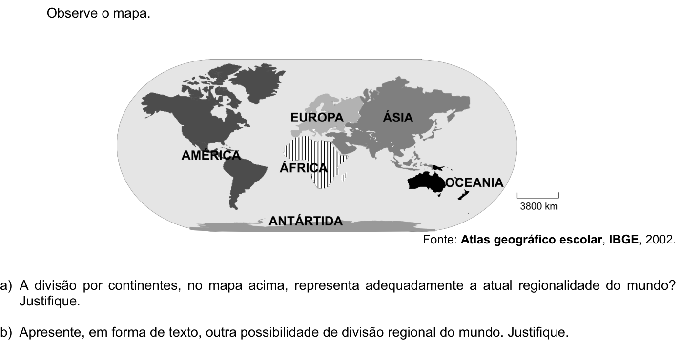Questão G04 no caderno Geografia da 2ª fase da FUVEST 2007