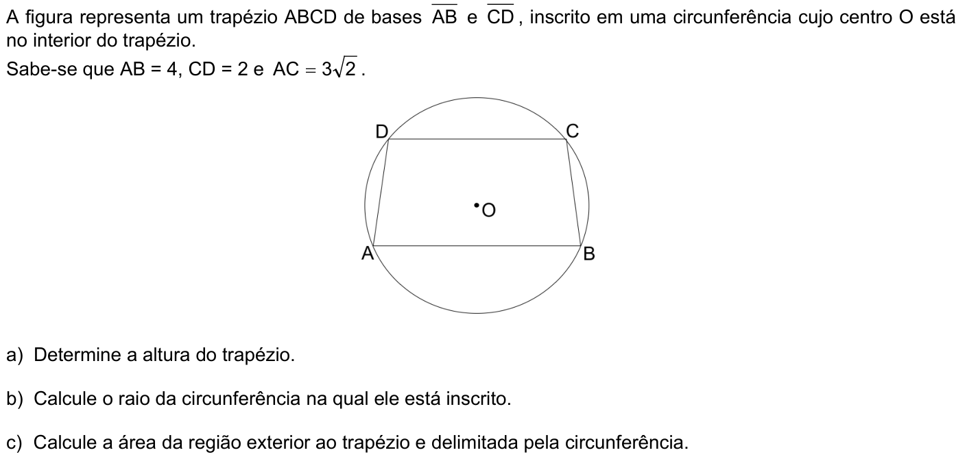 Questão M04 no caderno Matemática da 2ª fase da FUVEST 2007