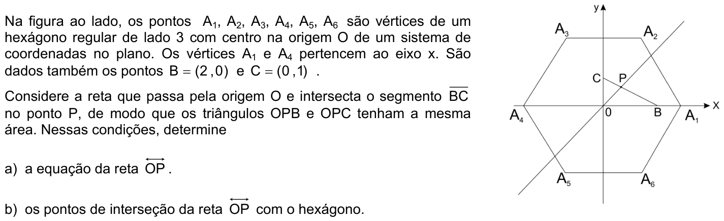Questão M06 no caderno Matemática da 2ª fase da FUVEST 2007