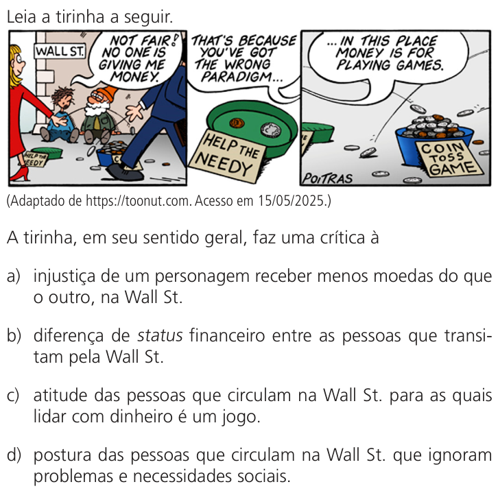 Questão 3 no caderno Q da UNICAMP 2026