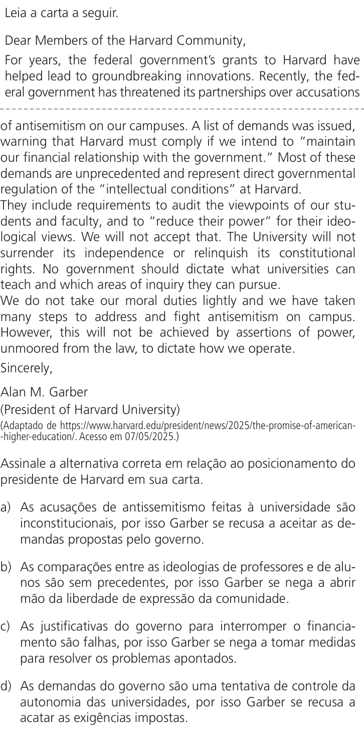 Questão 7 no caderno Q da UNICAMP 2026