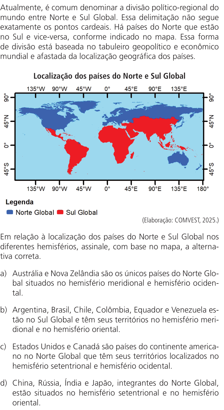 Questão 16 no caderno Q da UNICAMP 2026