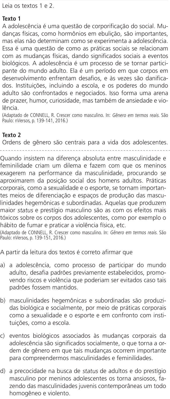 Questão 24 no caderno Q da UNICAMP 2026