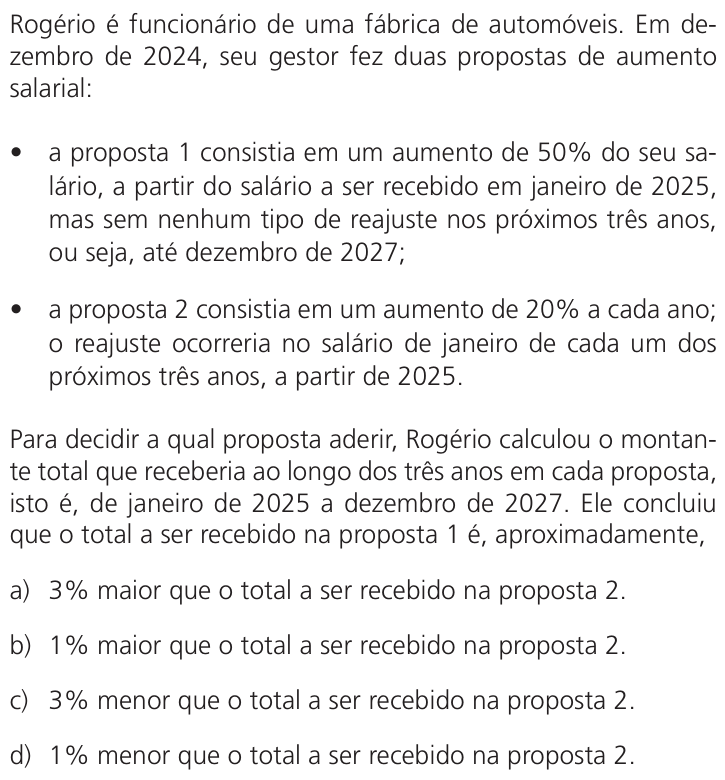 Questão 43 no caderno Q da UNICAMP 2026