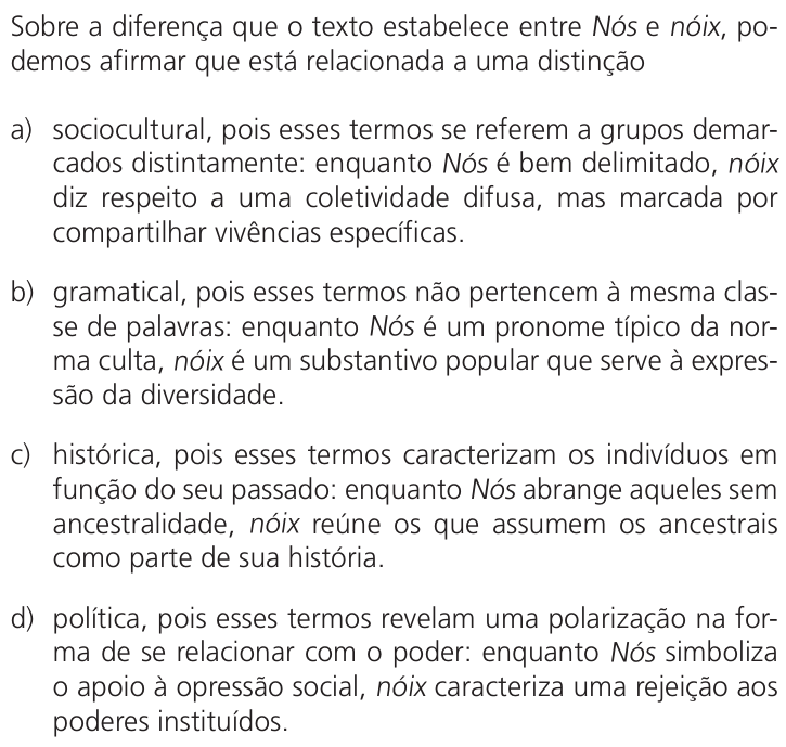 Questão 55 no caderno Q da UNICAMP 2026