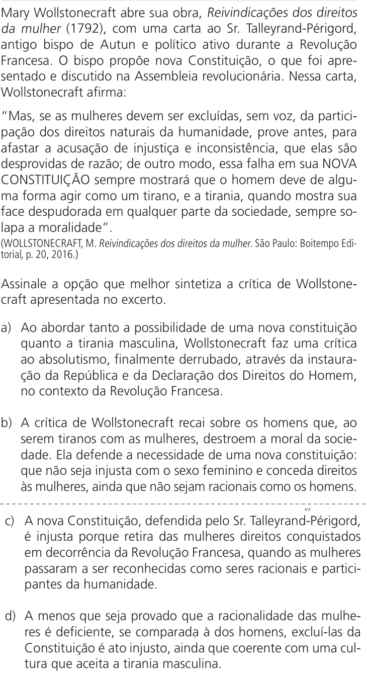 Questão 23 no caderno Q da UNICAMP 2025