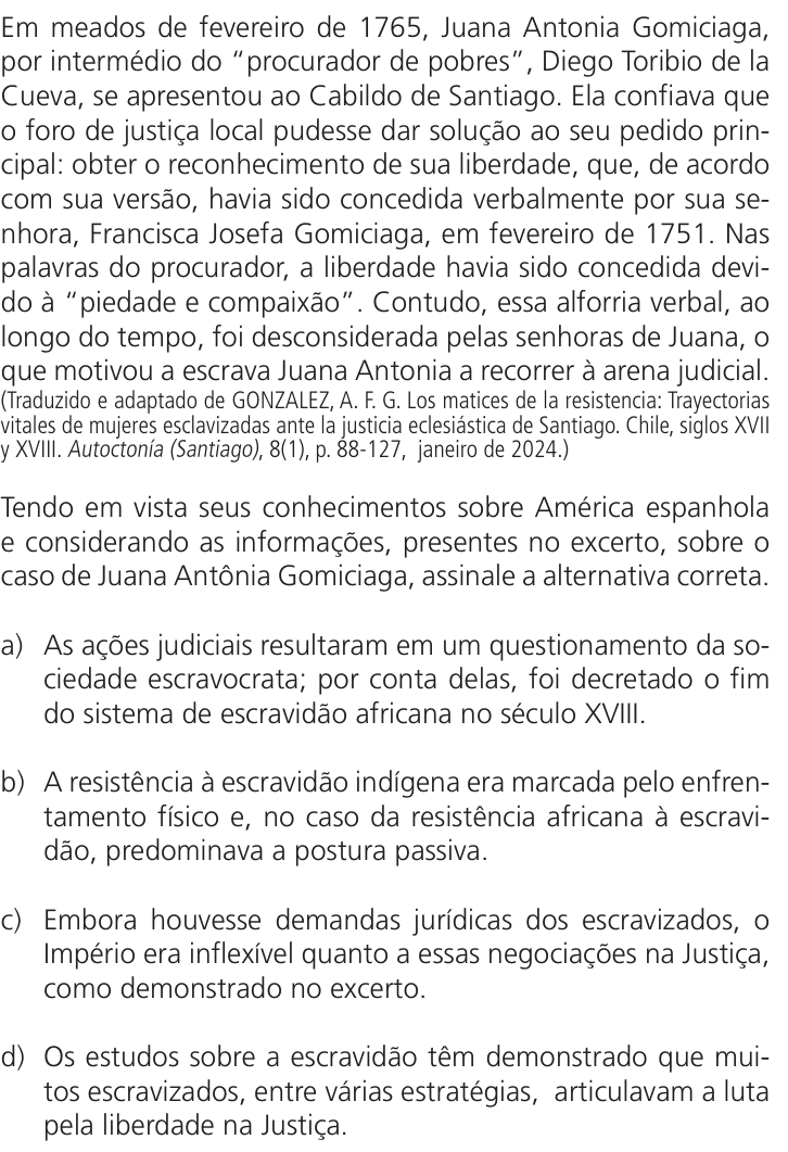 Questão 26 no caderno Q da UNICAMP 2025