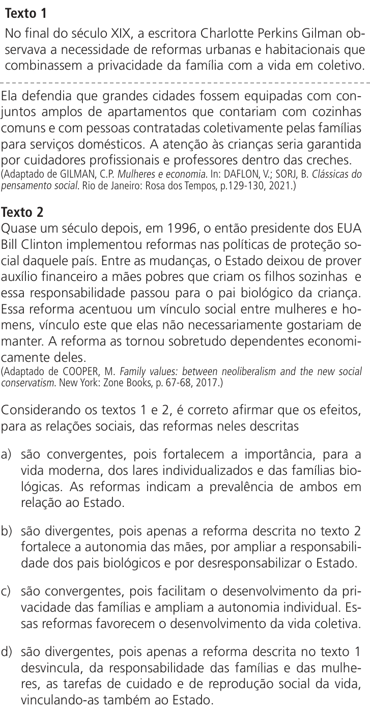 Questão 32 no caderno Q da UNICAMP 2025