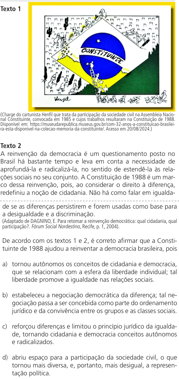 Questão 33 no caderno Q da UNICAMP 2025