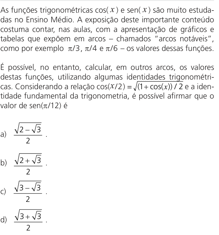 Questão 50 no caderno Q da UNICAMP 2025
