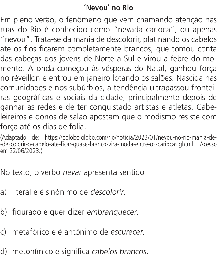 Questão 1 no caderno Q da UNICAMP 2024