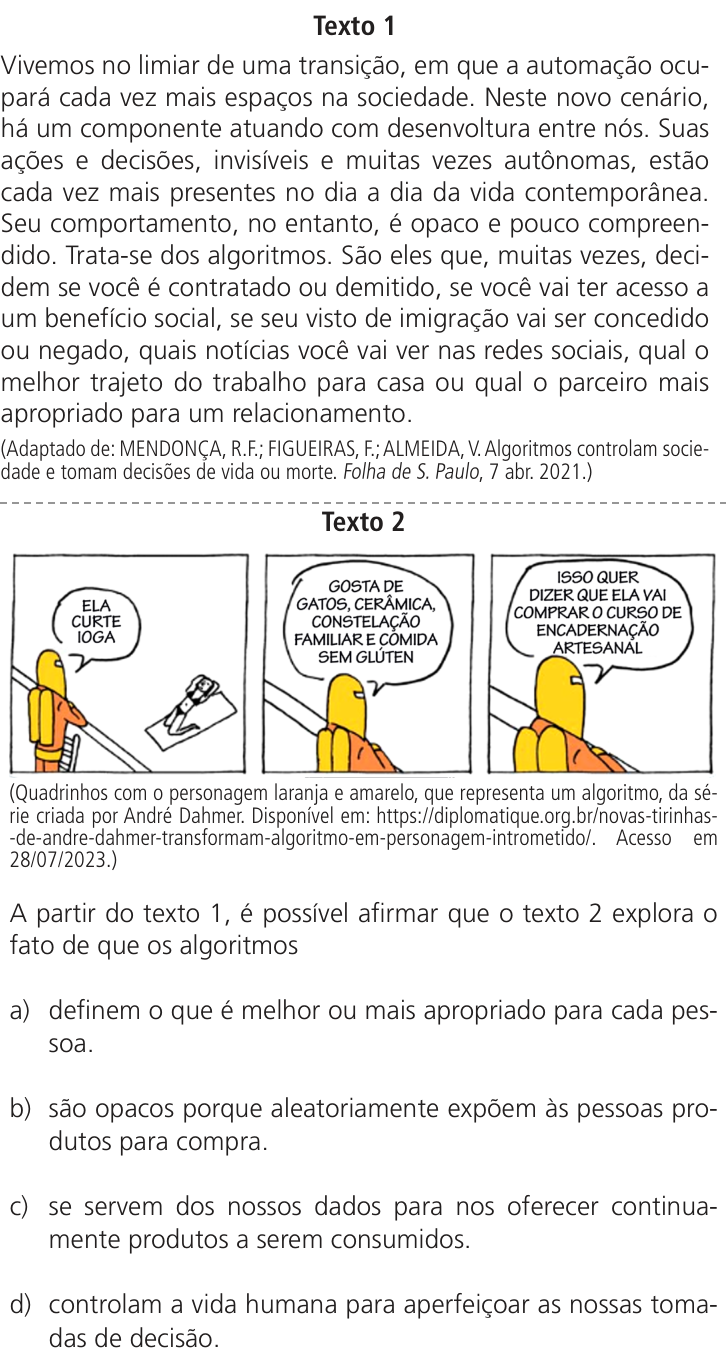 Questão 3 no caderno Q da UNICAMP 2024