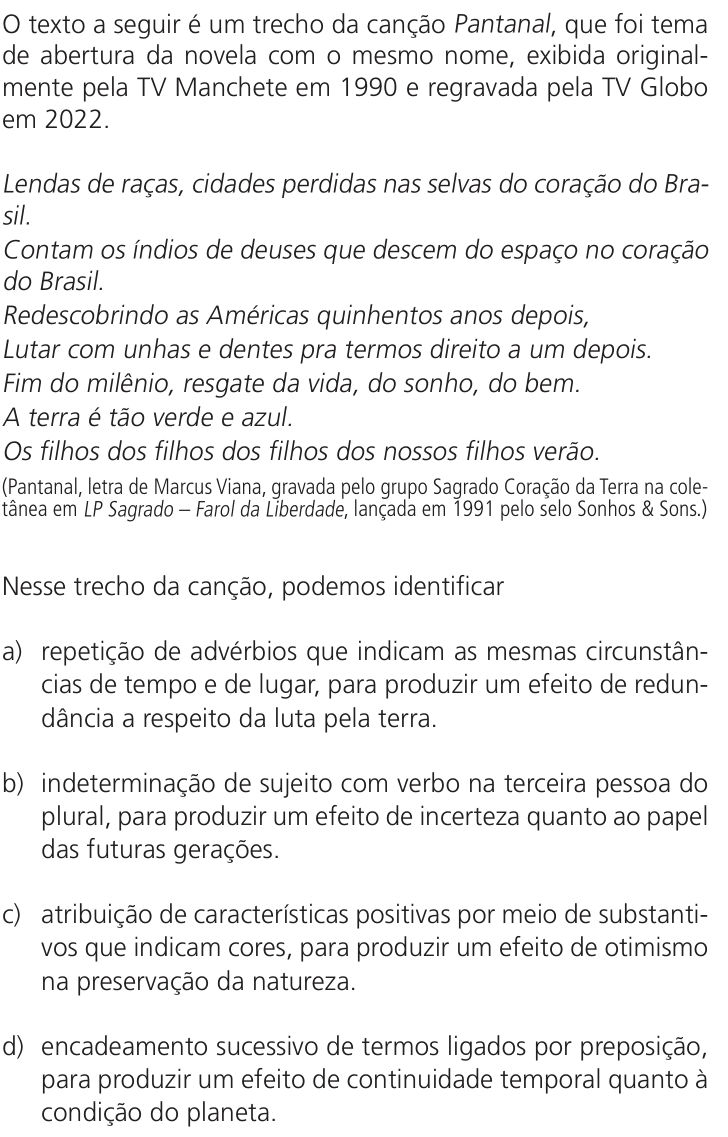 Questão 5 no caderno Q da UNICAMP 2024