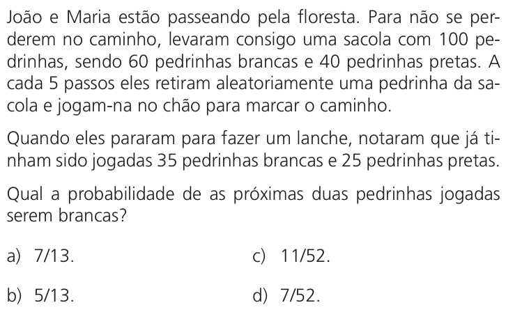 Questão 61 no caderno Q da UNICAMP 2024