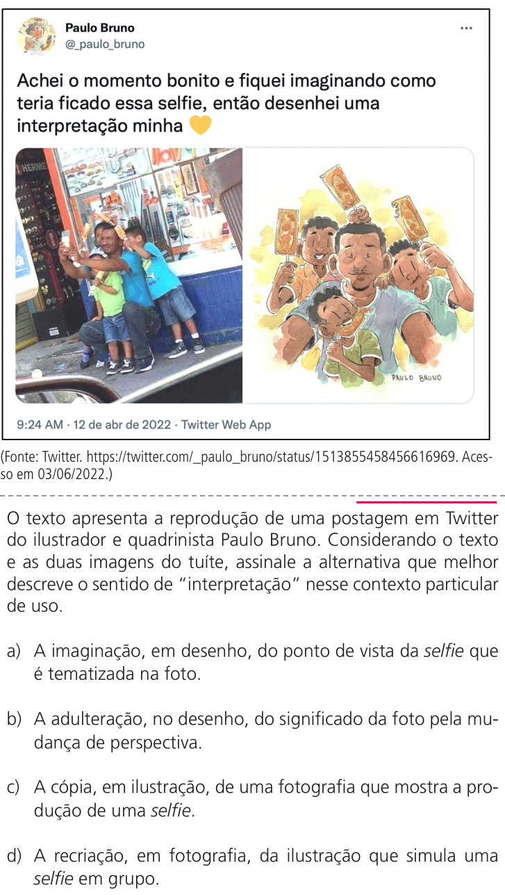 Questão 5 no caderno Q da UNICAMP 2023