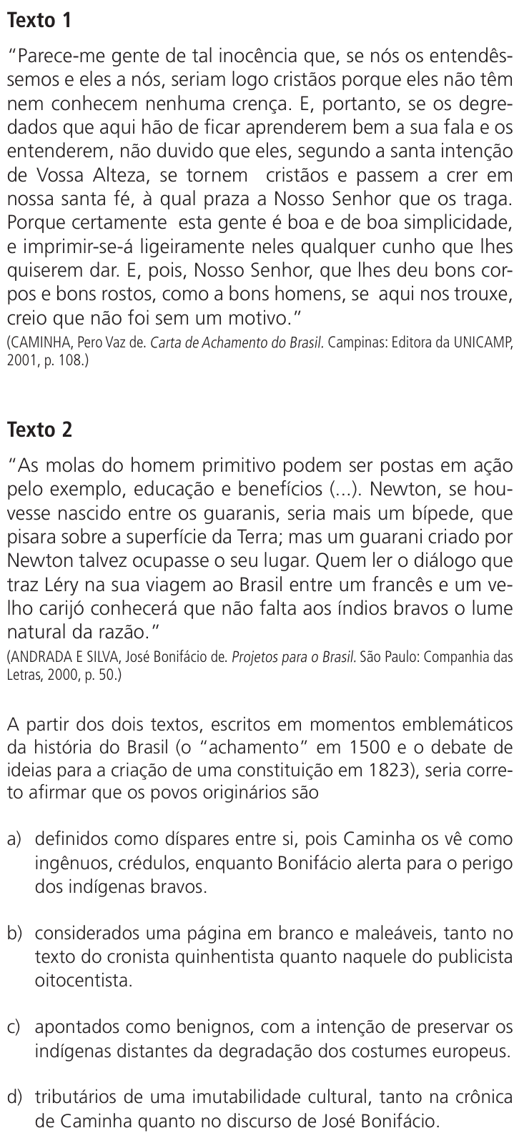 Questão 9 no caderno Q da UNICAMP 2023