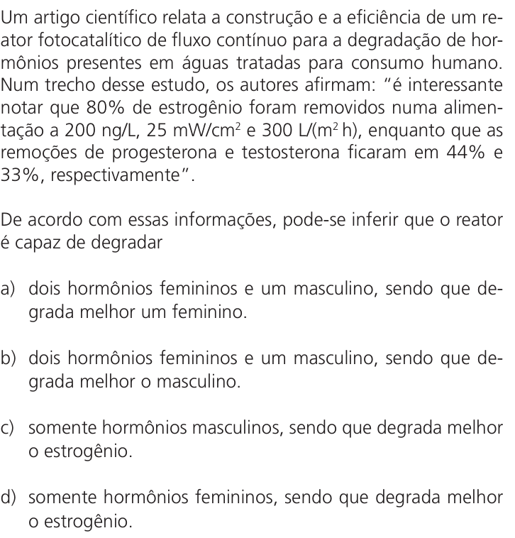Questão 13 no caderno Q da UNICAMP 2023