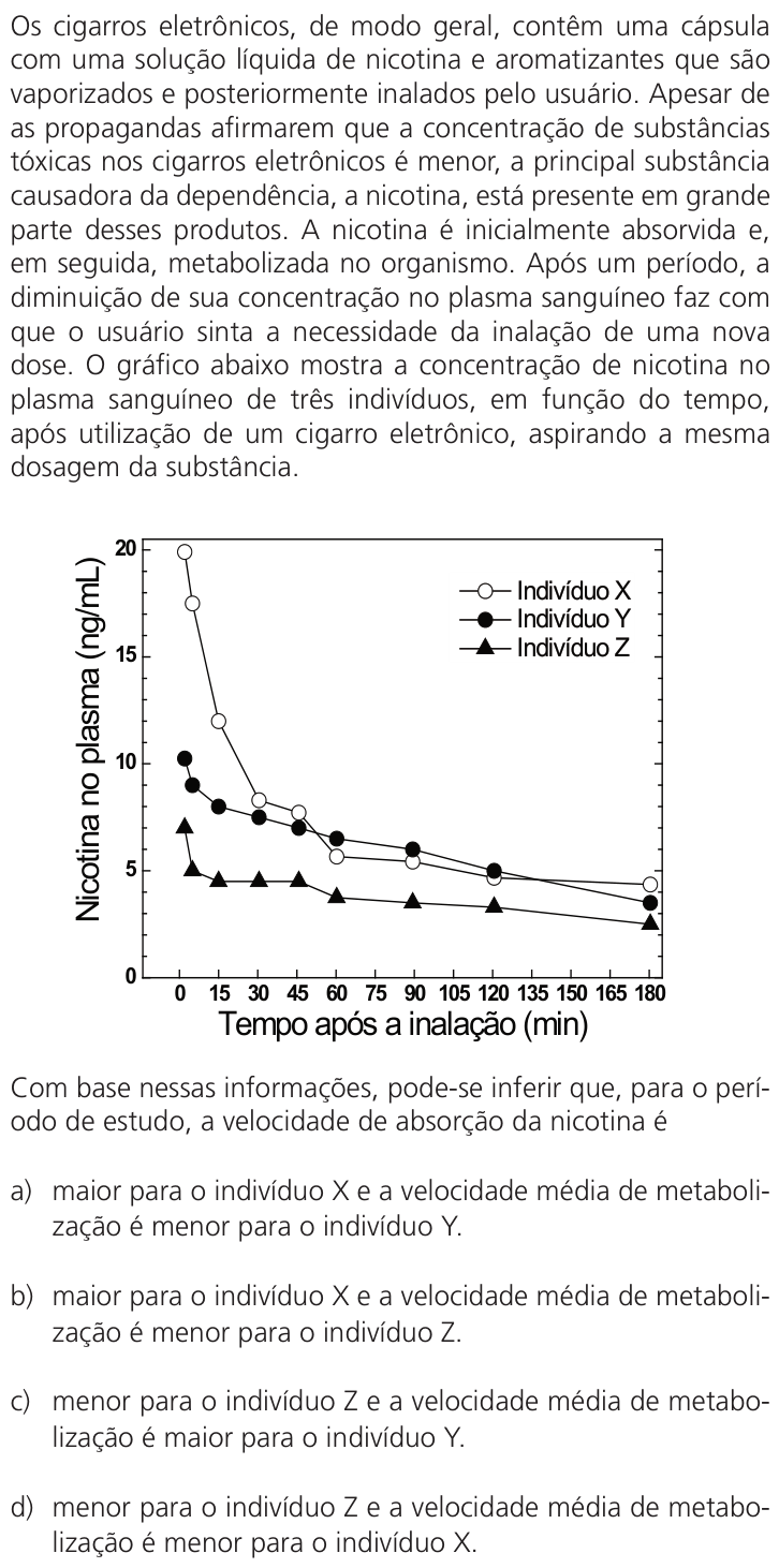 Questão 17 no caderno Q da UNICAMP 2023