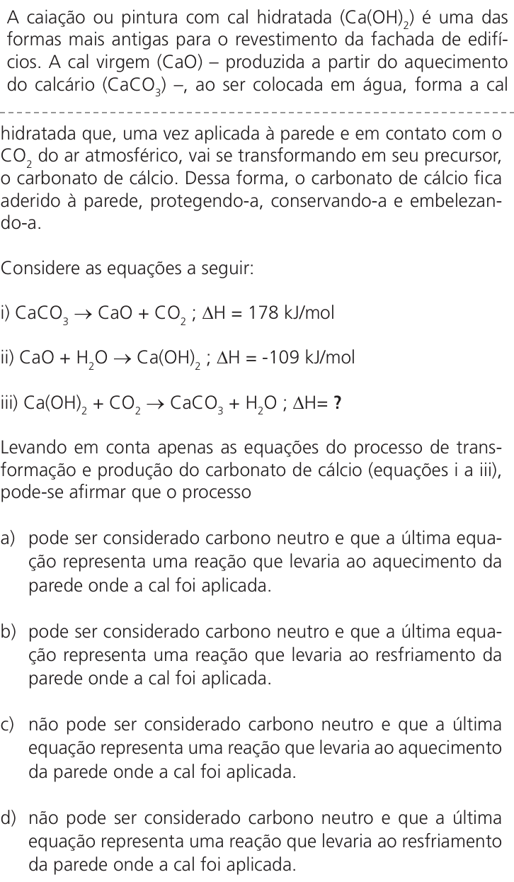 Questão 18 no caderno Q da UNICAMP 2023