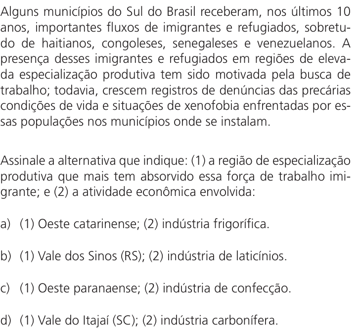 Questão 25 no caderno Q da UNICAMP 2023