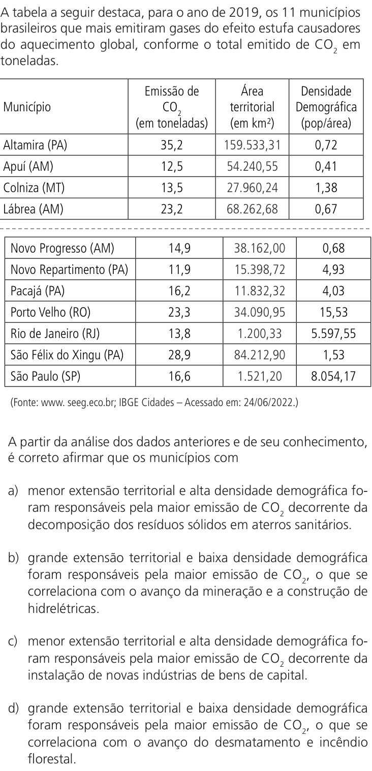 Questão 26 no caderno Q da UNICAMP 2023