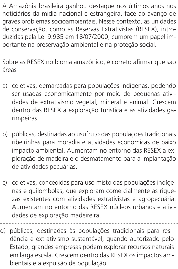 Questão 27 no caderno Q da UNICAMP 2023