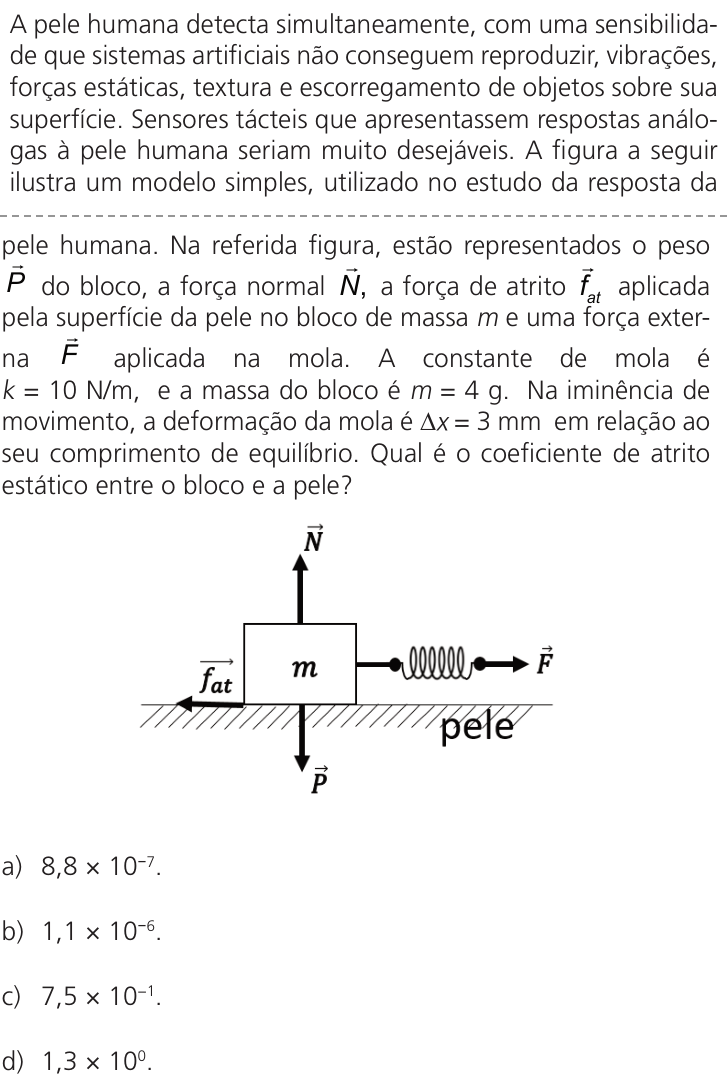 Questão 33 no caderno Q da UNICAMP 2023