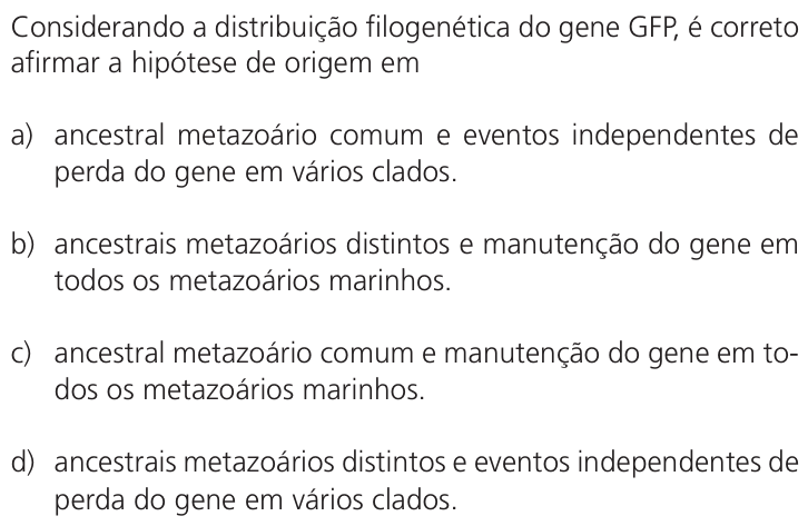 Questão 39 no caderno Q da UNICAMP 2023