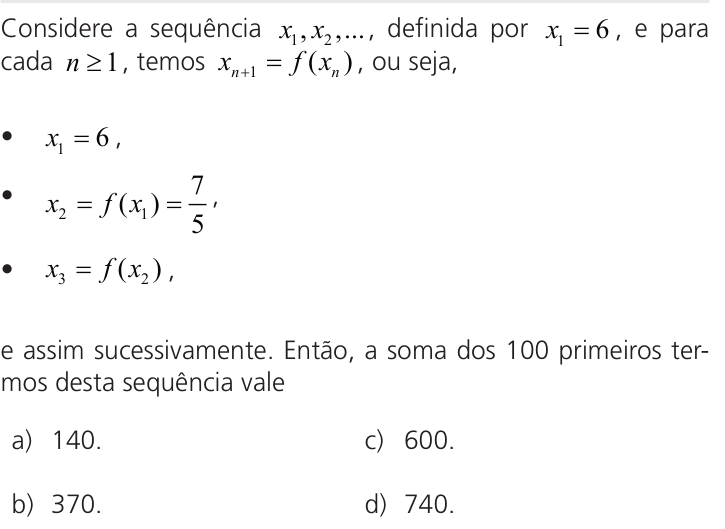 Questão 52 no caderno Q da UNICAMP 2023