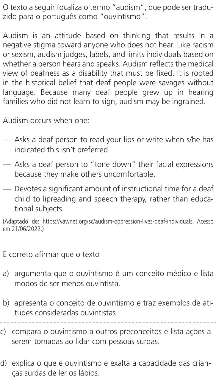 Questão 67 no caderno Q da UNICAMP 2023