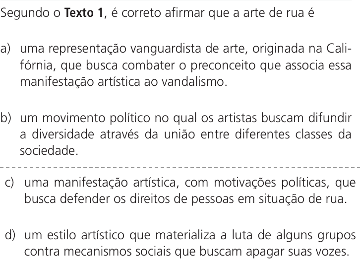Questão 68 no caderno Q da UNICAMP 2023