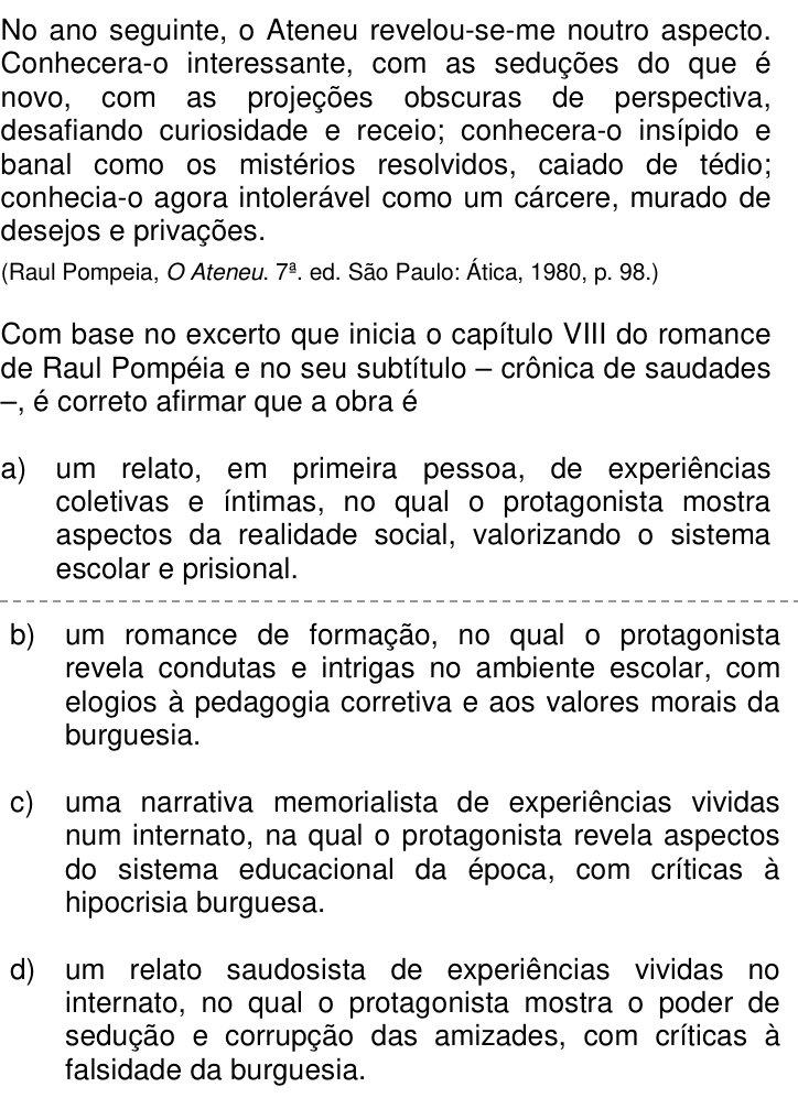 Questão 6 no caderno Q da UNICAMP 2022