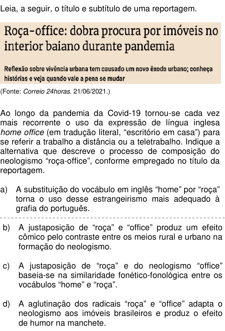 Questão 9 no caderno Q da UNICAMP 2022
