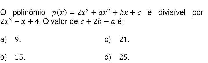 Questão 23 no caderno Q da UNICAMP 2022
