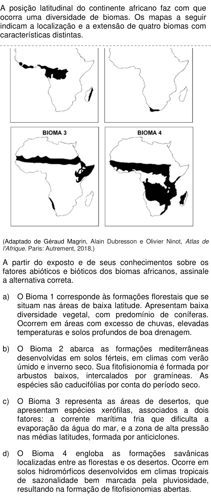 Questão 42 no caderno Q da UNICAMP 2022