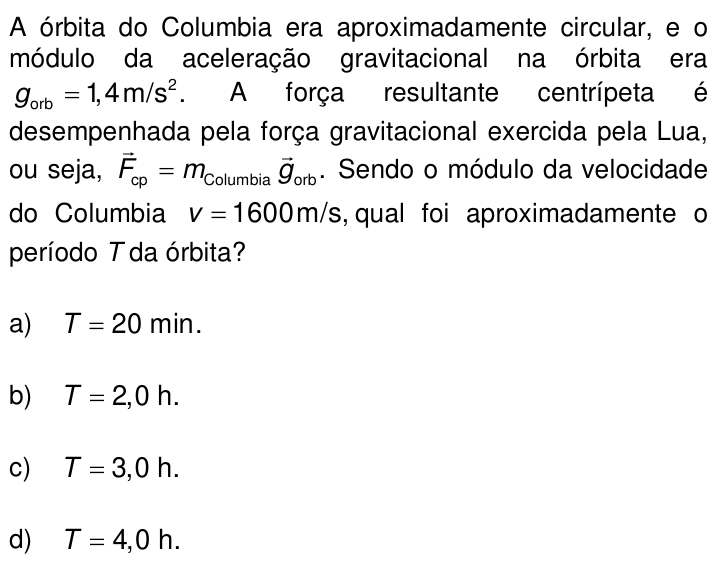 Questão 59 no caderno Q da UNICAMP 2022