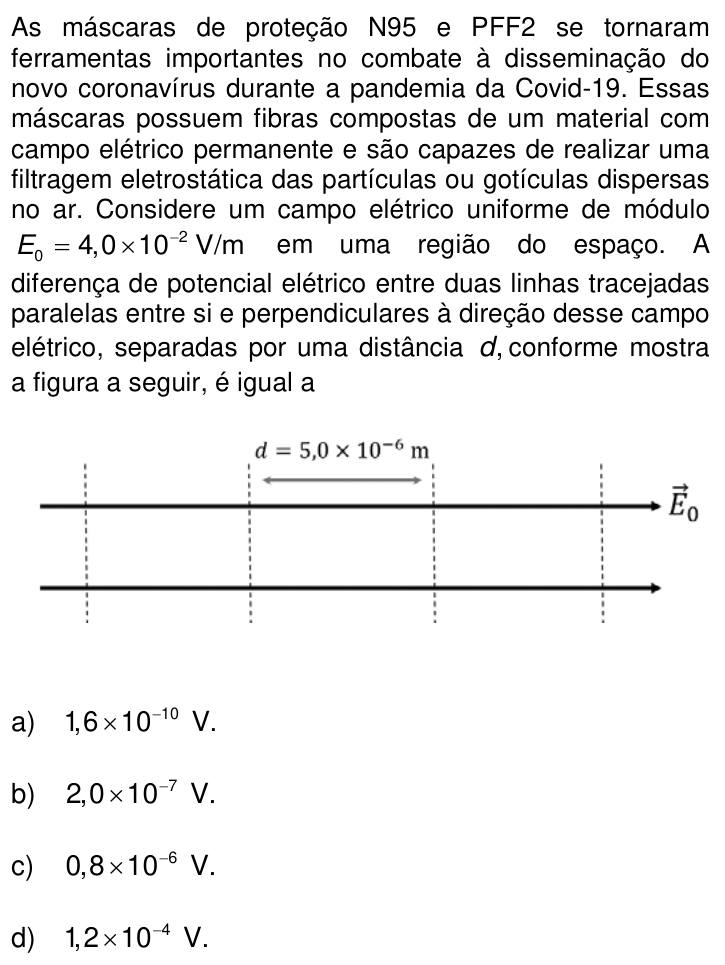 Questão 63 no caderno Q da UNICAMP 2022