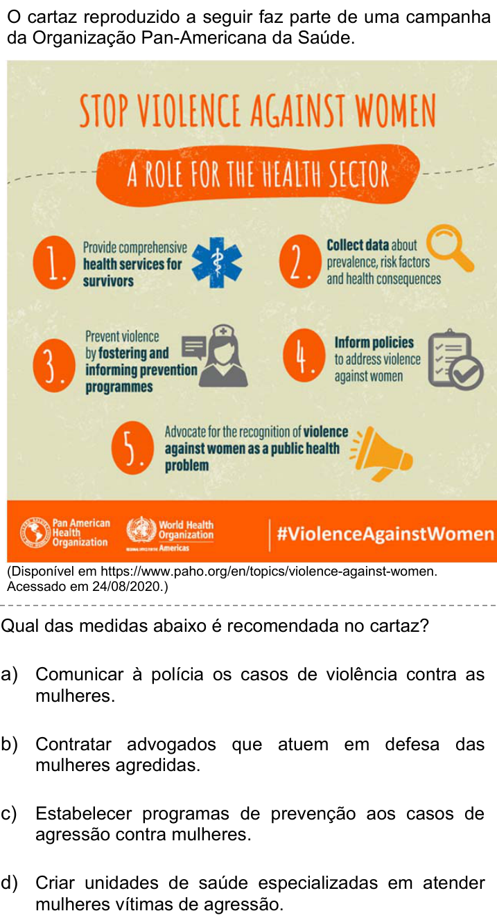 Questão 18 no caderno Q da UNICAMP 2021