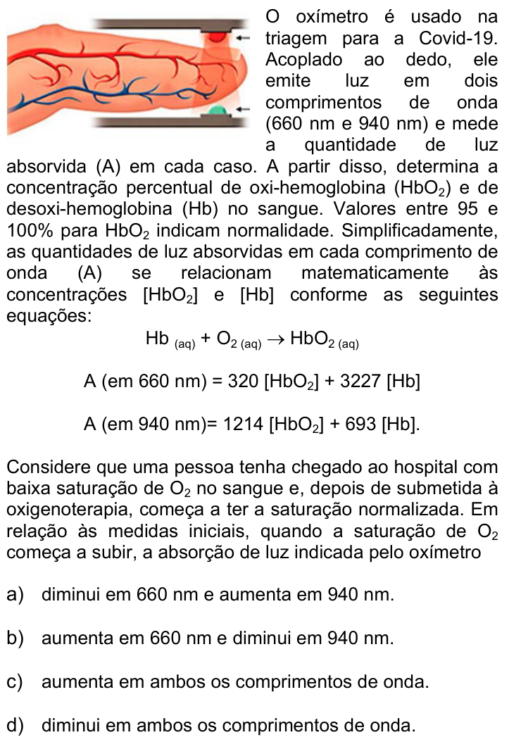 Questão 32 no caderno Q da UNICAMP 2021