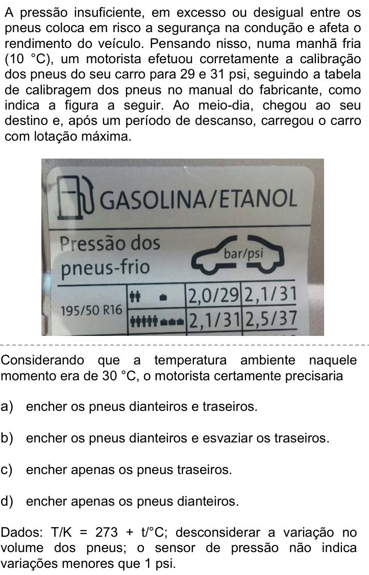 Questão 33 no caderno Q da UNICAMP 2021