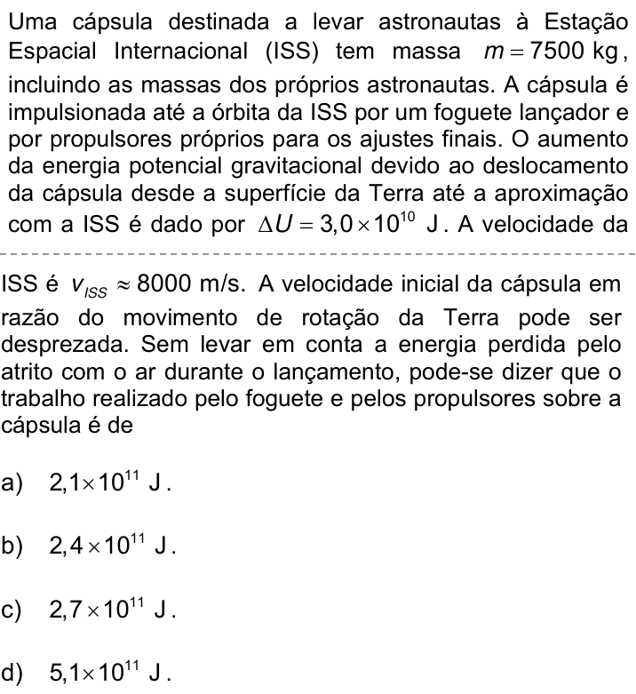 Questão 51 no caderno Q da UNICAMP 2021
